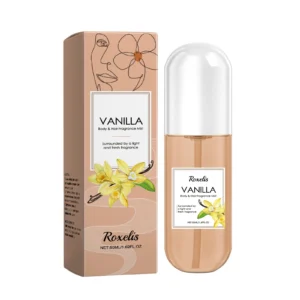 Roxelis Vanilla Body Spray - Natural Fresh Fragrance for Daily Use